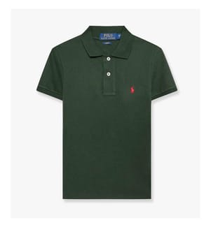Polo en Coton avec logo brodé sur le devant - College Green