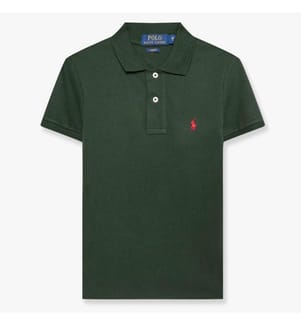 Polo en Coton - Vert Olive