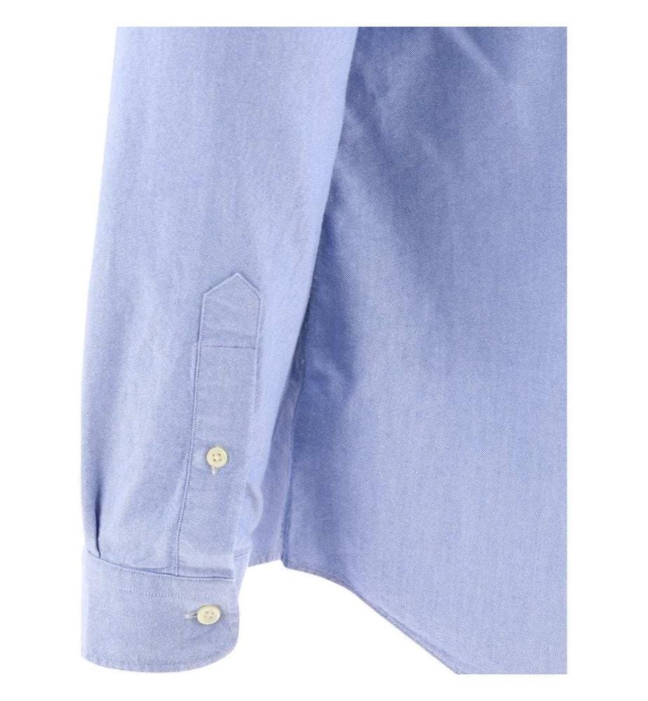 Chemise Oxford coupe ajustée Custom Fit - Bleu