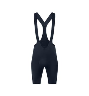 LuZheng kurze Radhose mit Trägern und Elastic Interface®-Sitzpolster - Blau