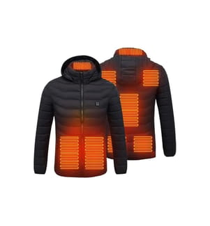 Veste Chauffante avec Batterie pour Homme - Noir
