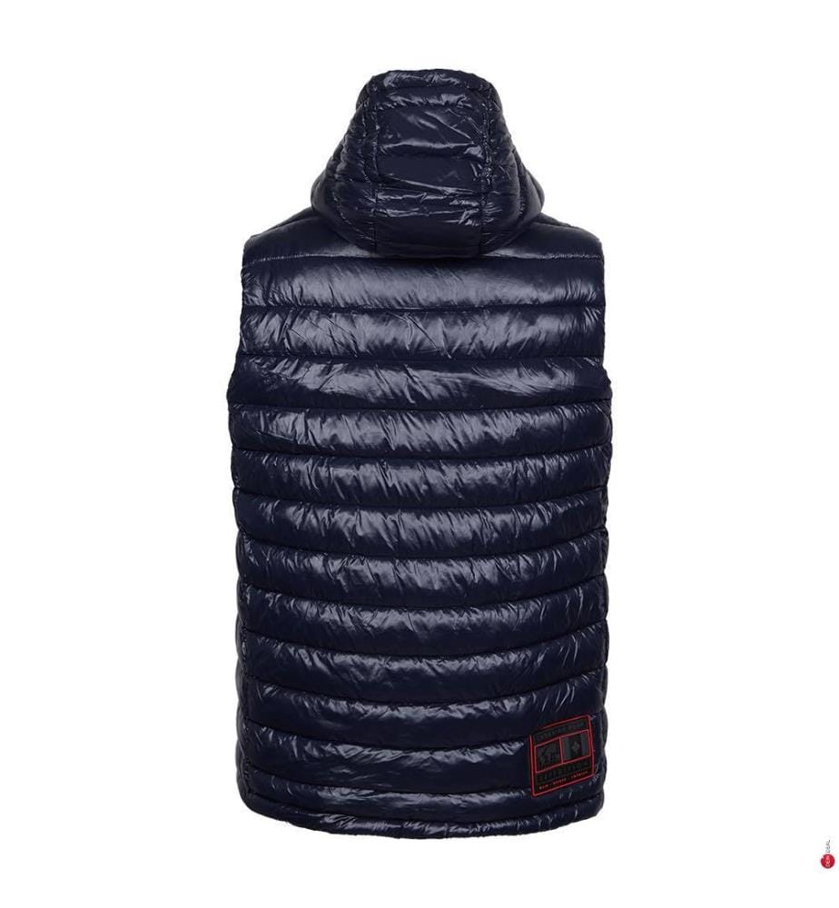 Ärmellose Daunenjacke - Marine