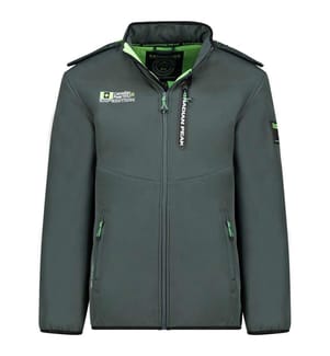 Softshell - Grigio scuro e verde