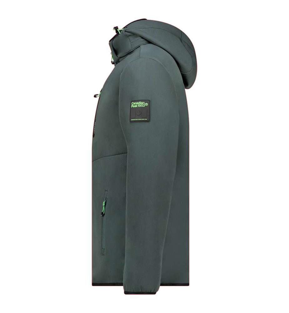 Softshell - Dark Grey & Green