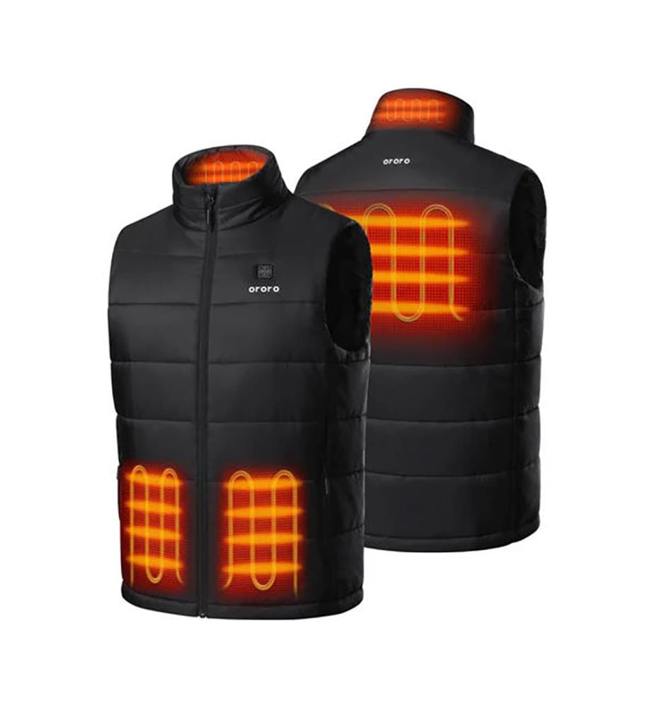 4-Zone Heated Classic Vest - Black