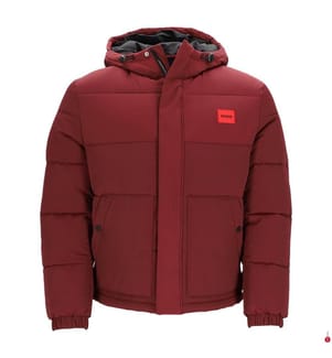 Wasserdichte Daunenjacke - Rot