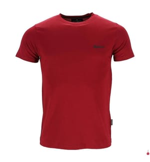 Kurzärmeliges T-Shirt - Bordeauxrot