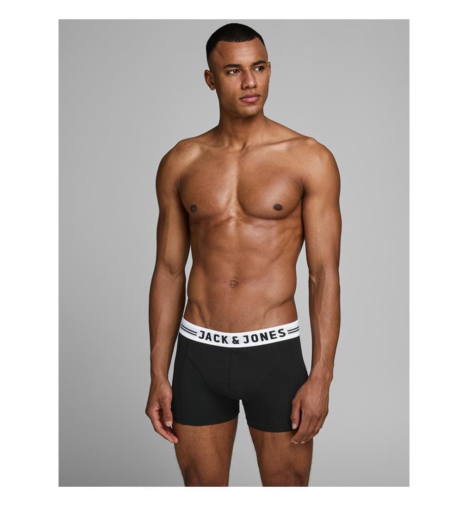 3er-Pack Boxershorts Sense - Schwarz und Weiss