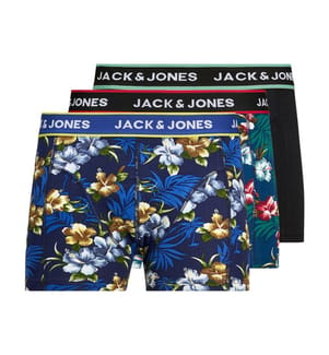 JACK & JONES - 3er-Pack Unterhosen Jacflower Black