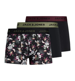3er-Pack Boxershorts - Schwarz