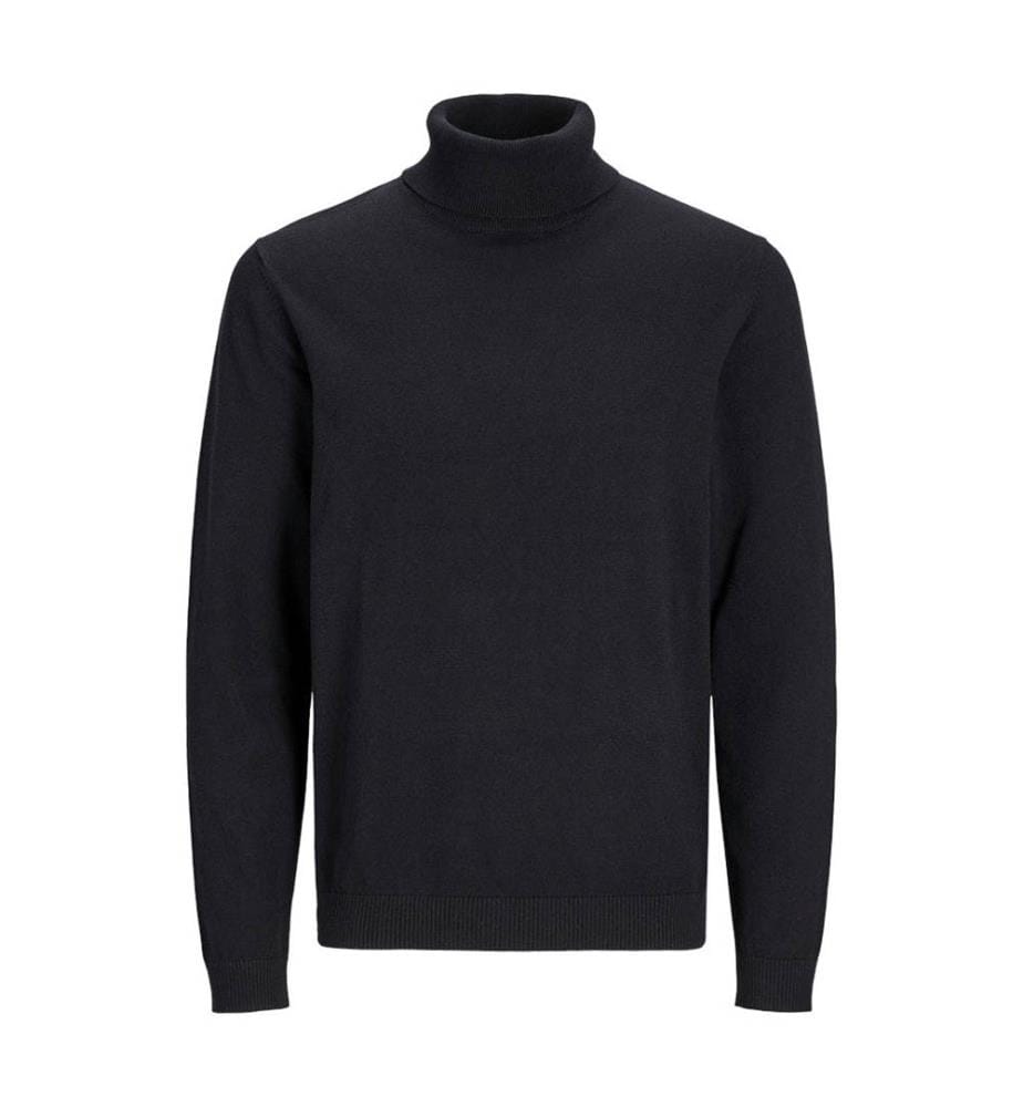 Rollkragenpullover - Schwarz