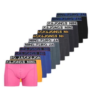 Packung mit 12 Boxershorts - 7 Farben