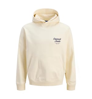 Felpa con Cappuccio - Bianco antico