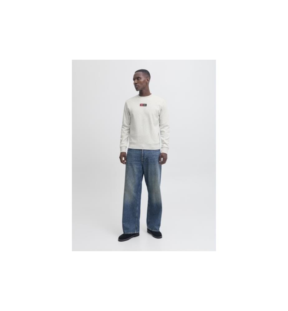 Herren Sweatshirt Knit - Weiss