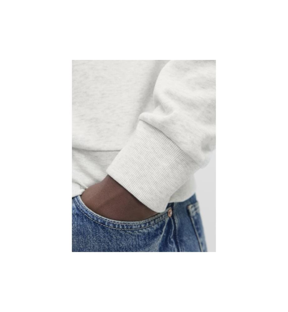 Herren Sweatshirt Knit - Weiss