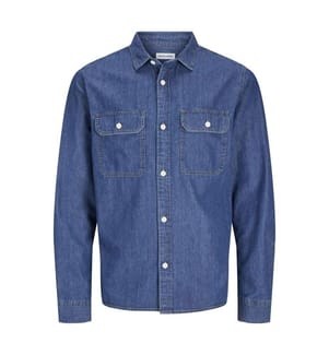 Hemd - Medium-Blue-Denim