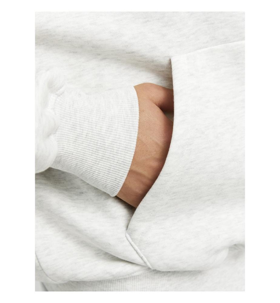 Sweat à capuche zippé - Mélange blanc