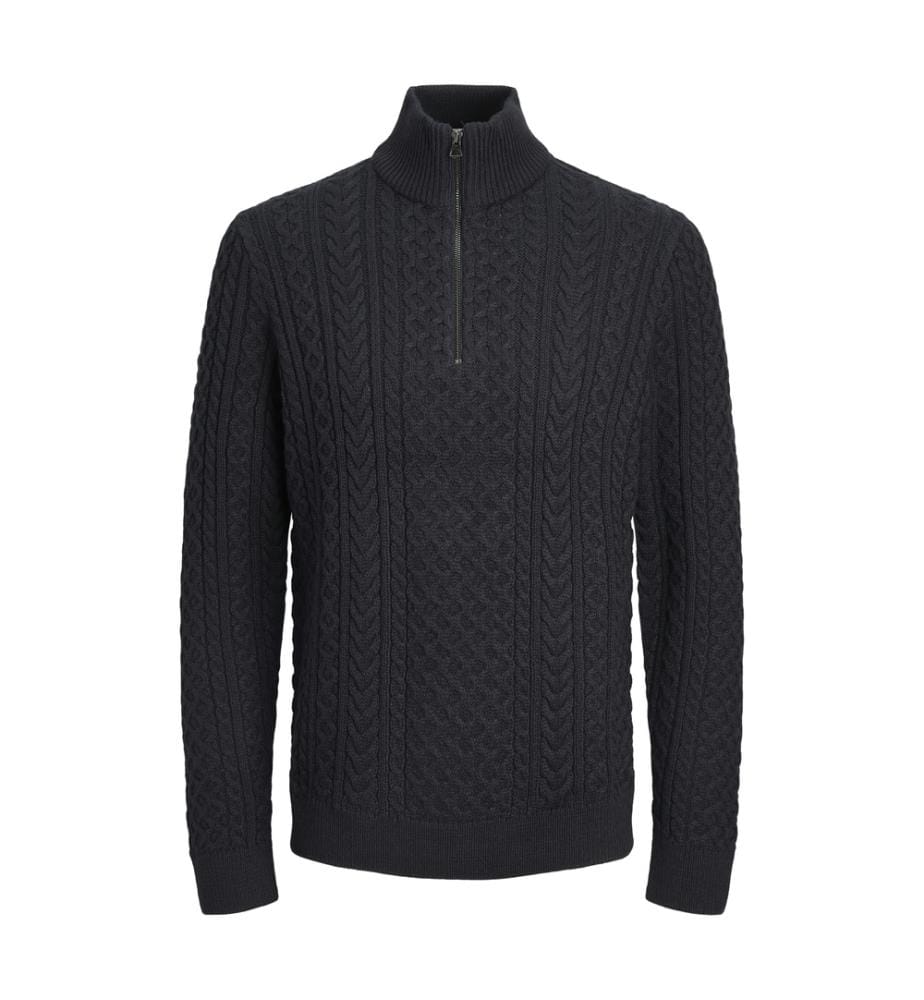 Pullover mit halbem Reissverschluss - Dark Navy