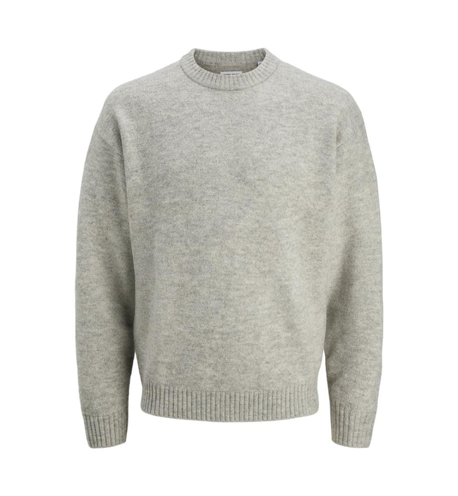 Pullover - Melange hellgrau