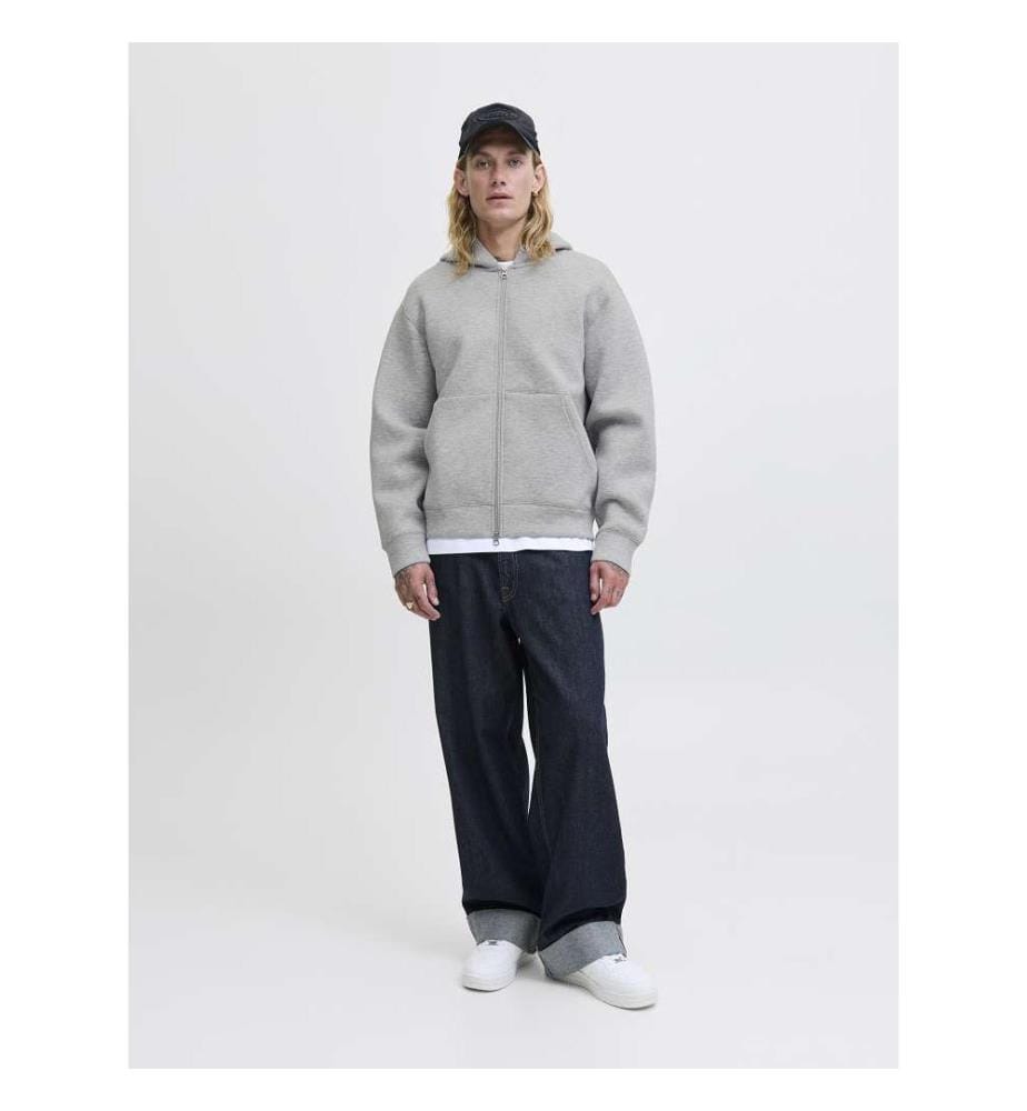 Hoodie - Light-Grey-Melange