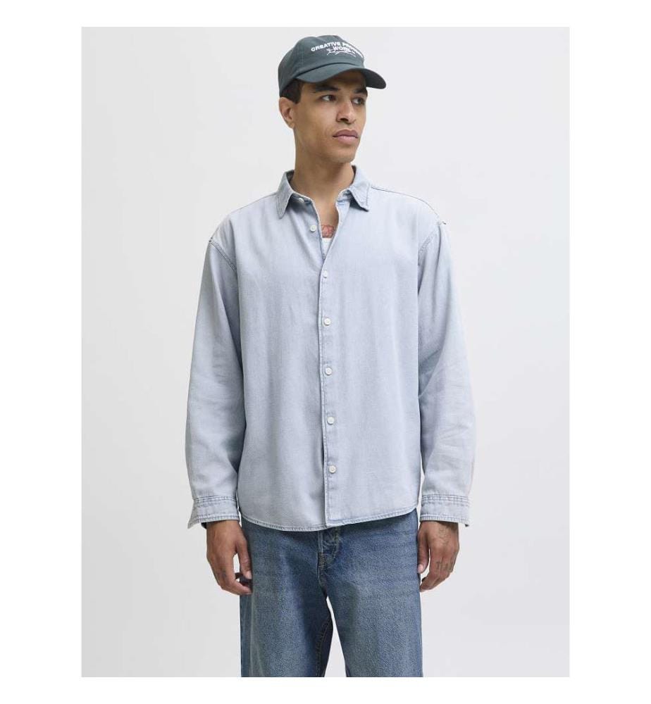 Denim-Hemd - Light-Blue-Denim