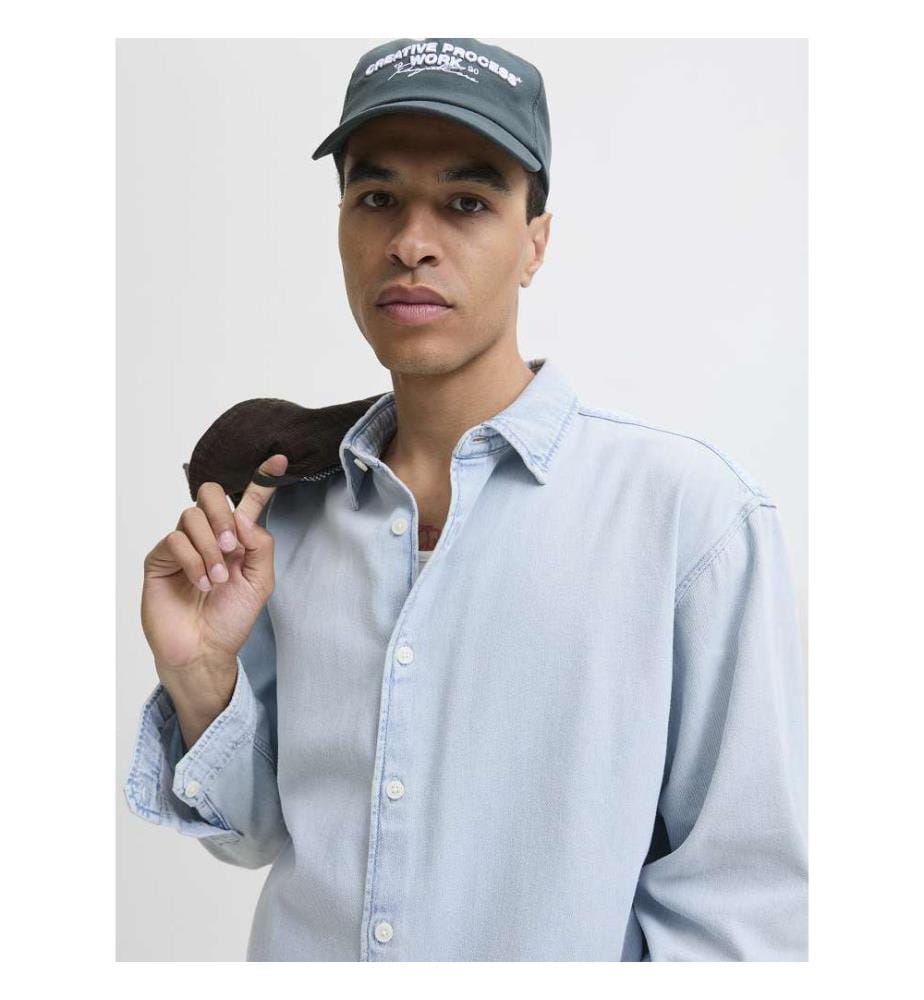 Denim-Hemd - Light-Blue-Denim