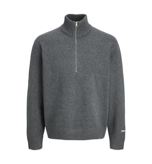 Pullover - Dunkelgrau Melange