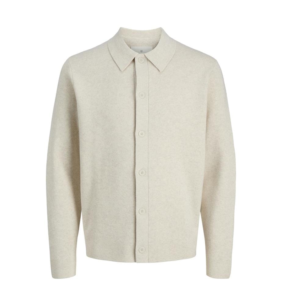 Strickjacke - Cloud Dancer Melange