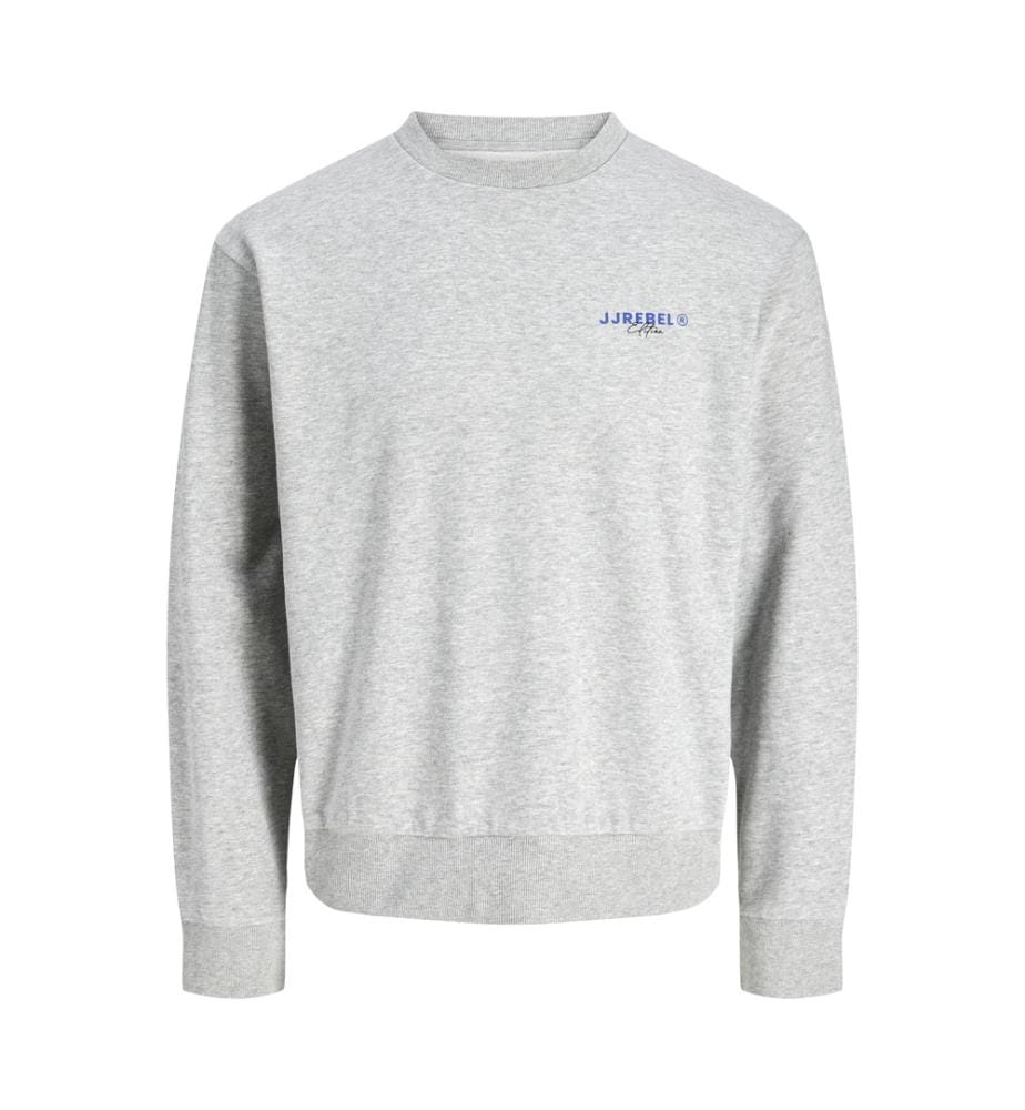 Sweatshirt - Melange hellgrau