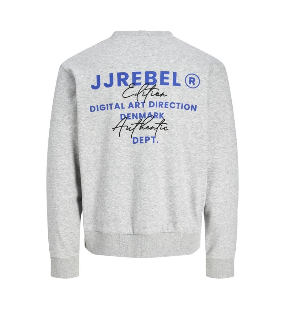 Sweatshirt - Melange hellgrau