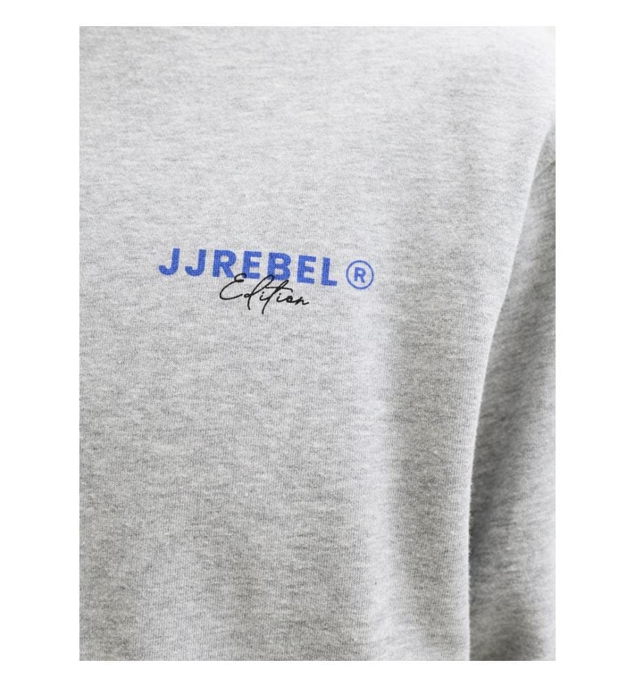 Sweatshirt - Melange hellgrau