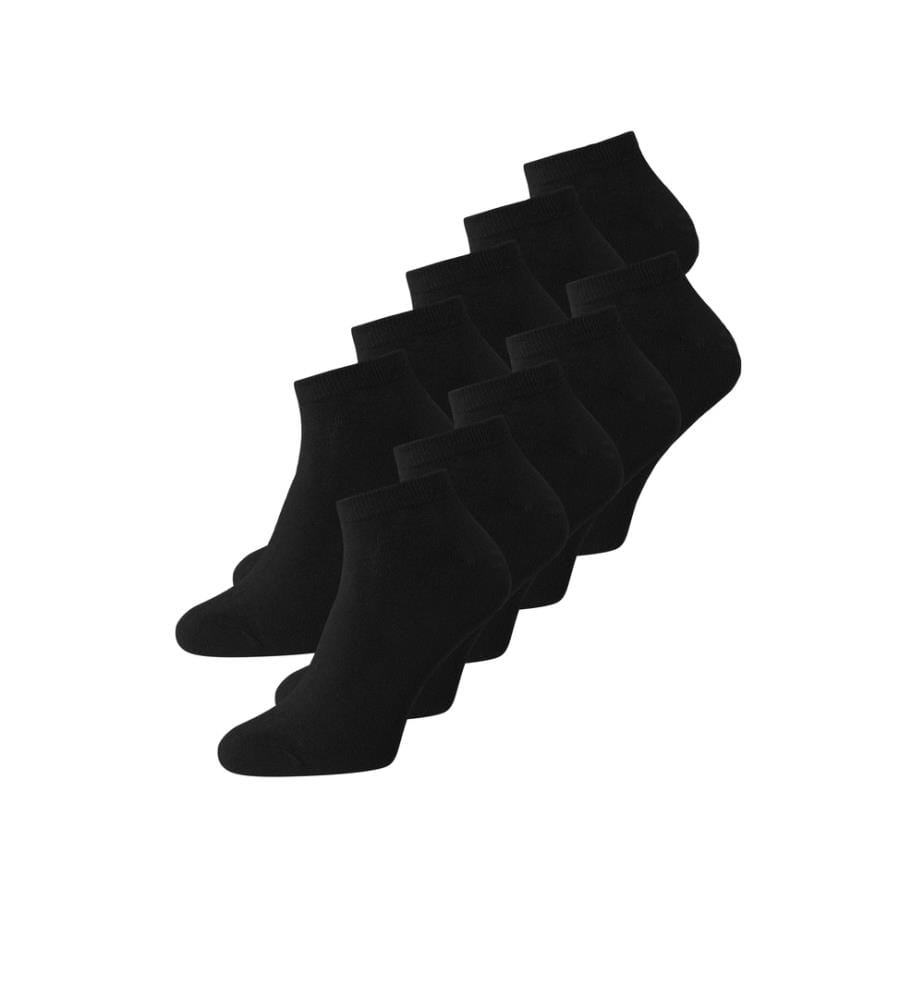 10er-Pack Niedrige Socken - Schwarz