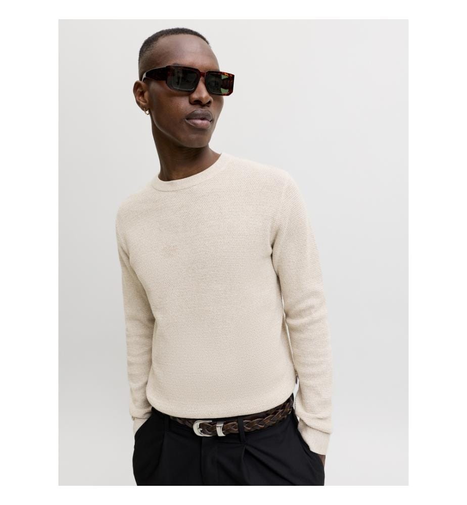 Pull-over en maille - Greige