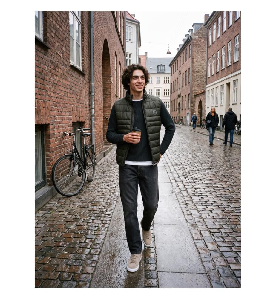 Ärmellose Daunenjacke „Kingsley“ – Rosin