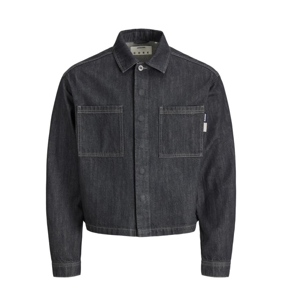 Langarmhemd – Grey Denim