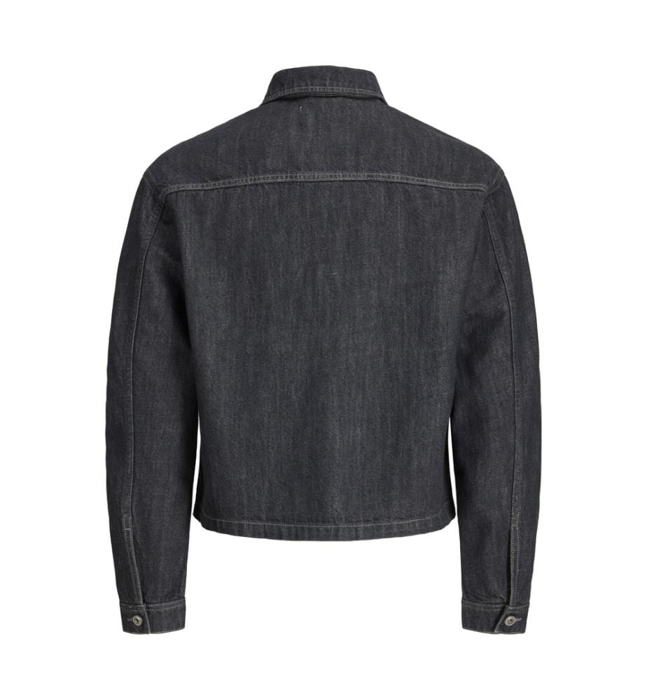 Langarmhemd – Grey Denim