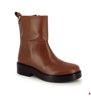 Leather boots - Light brown