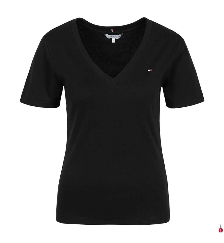 T-Shirt Slim Fit - Schwarz