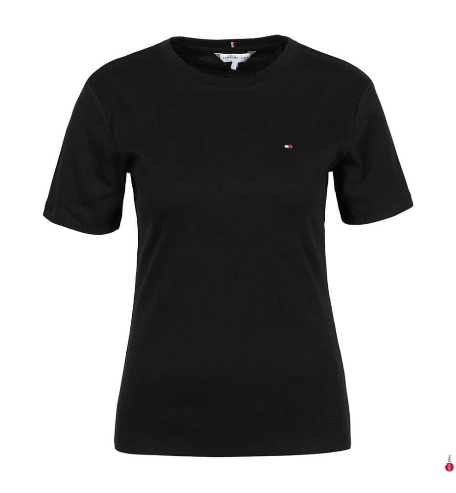 T-Shirt Slim Fit - Schwarz
