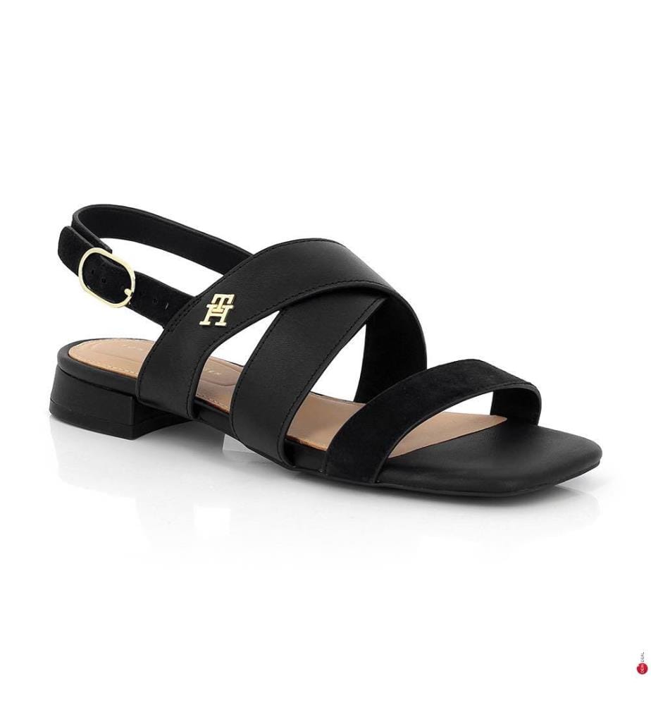 Ledersandalen - Schwarz