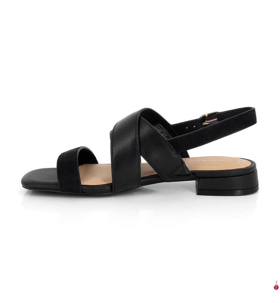 Ledersandalen - Schwarz