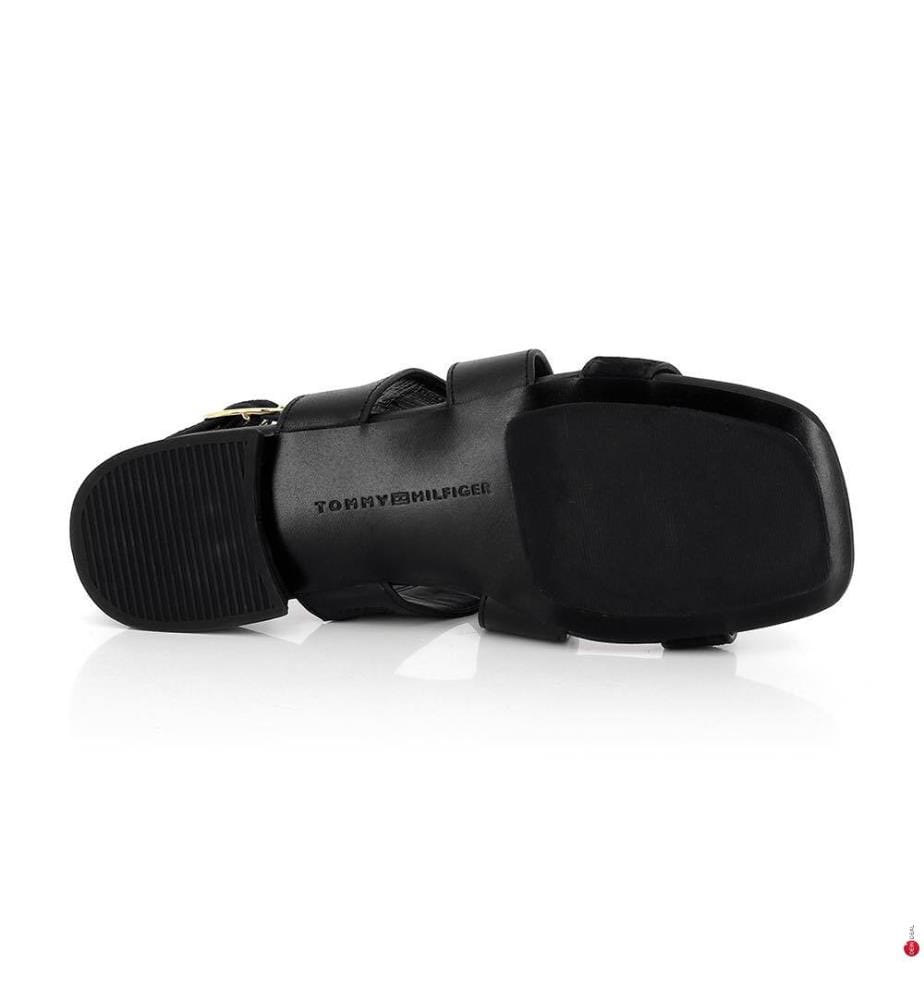 Ledersandalen - Schwarz