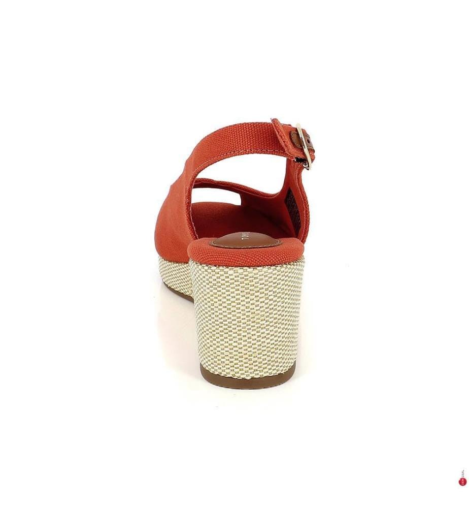 Keilsandalen - Orange
