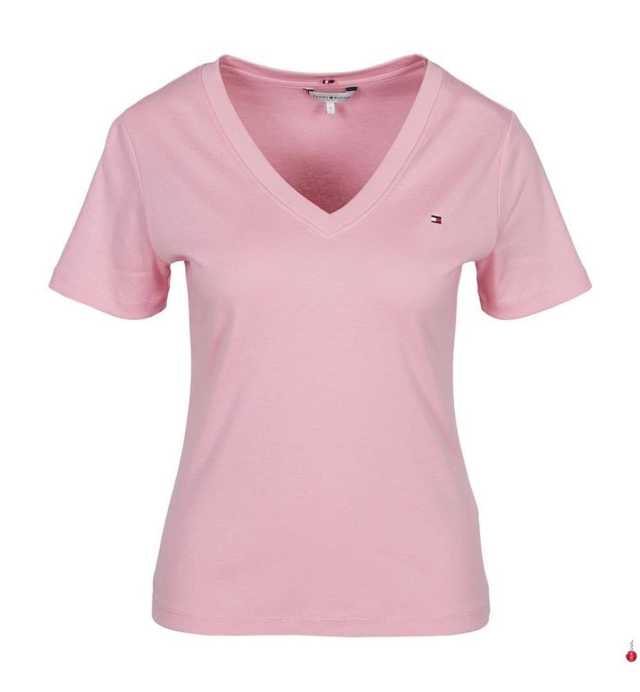 T-Shirt in Slim-Fit-Passform – Rosa