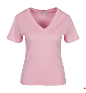 T-Shirt in Slim-Fit-Passform – Rosa