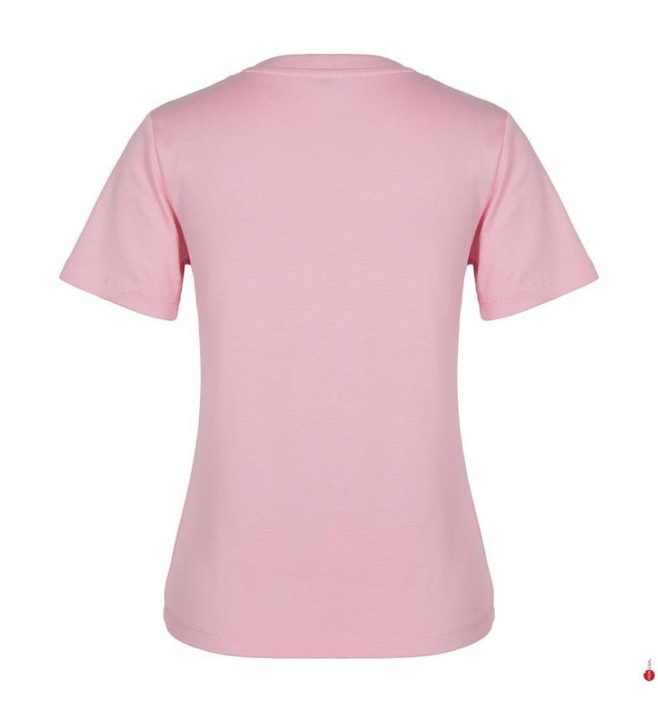 T-Shirt in Slim-Fit-Passform – Rosa