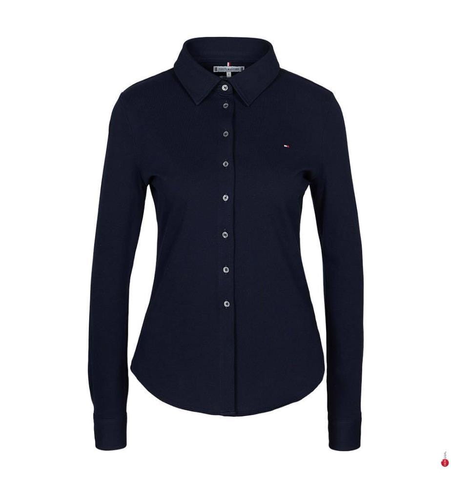 Slim Fit Hemd - Marineblau