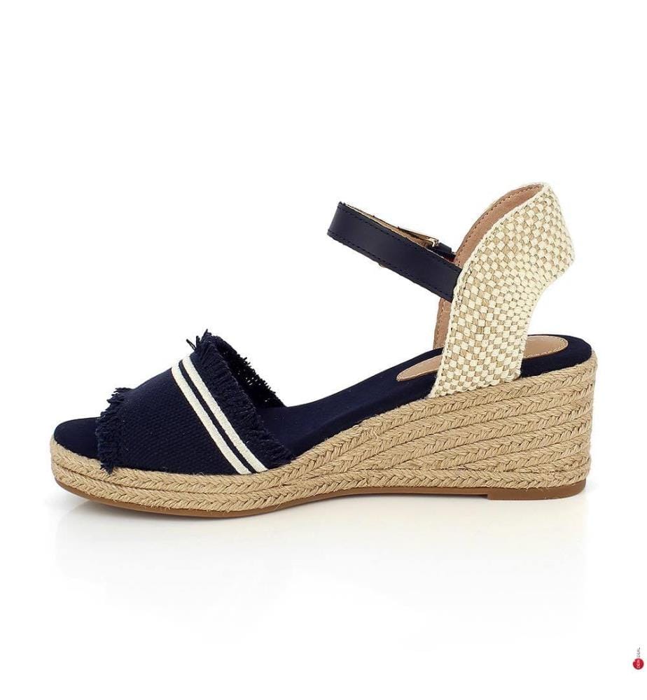 Keilsandalen - Schwarz