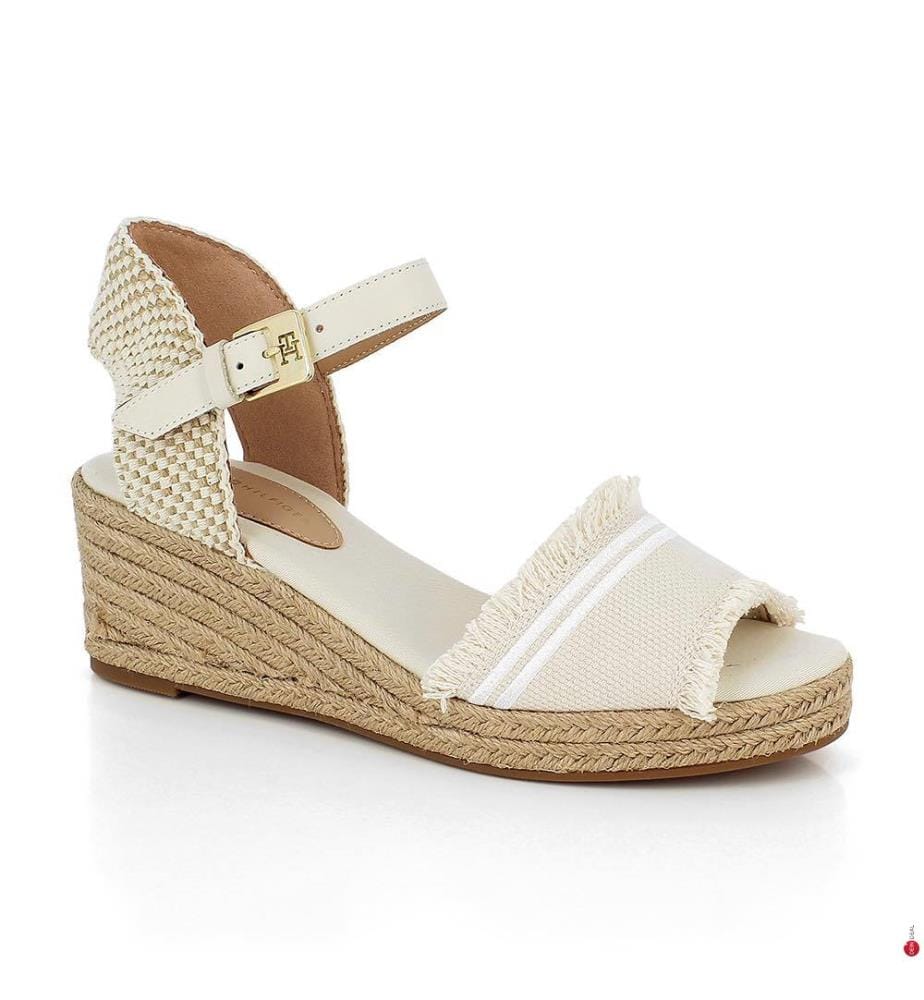 Keilsandalen - Weiss