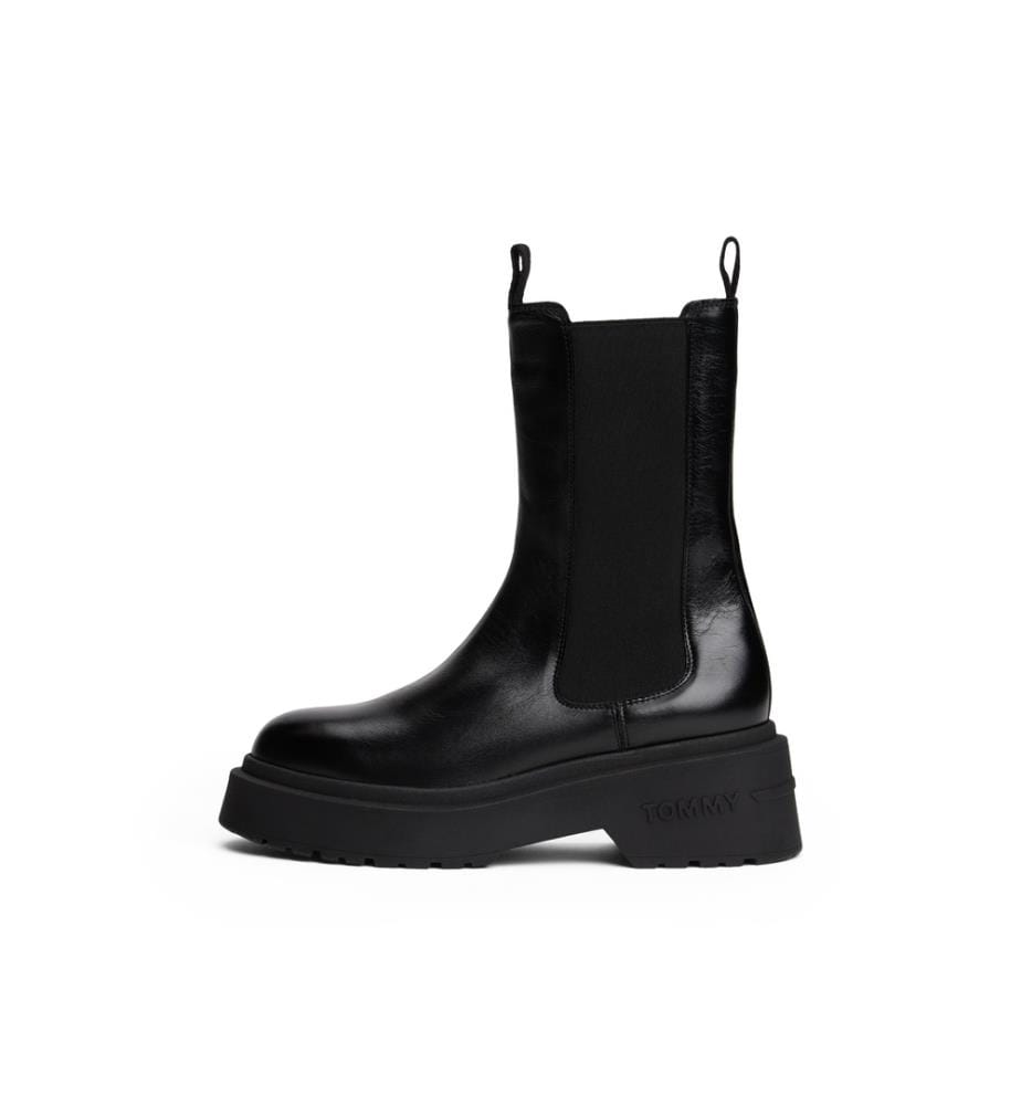 Stivaletti Chunky Shiny - Nero